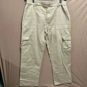 Lepunuo Women's High Waisted Cargo Travel Baggy Stretchy w/ 6 Pockets